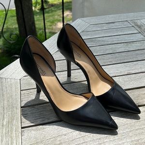 MICHAEL Michael Kors Black Leather Heels